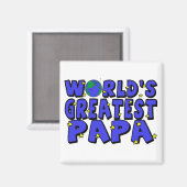 Werelds Beste Papa Magneet (Voorkant / Achterkant)
