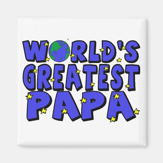 Werelds Beste Papa Magneet (Voorkant)