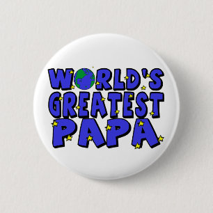 Werelds Beste Papa Ronde Button 5,7 Cm