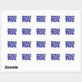 Werelds Beste Papa Ronde Sticker (Vel)