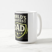 Werelds Beste Papa Vaderdag Koffiemok (Voorkant rechts)