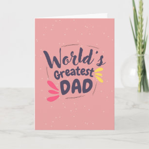 Werelds Beste Papa - Vaderdag Wenskaart Kaart