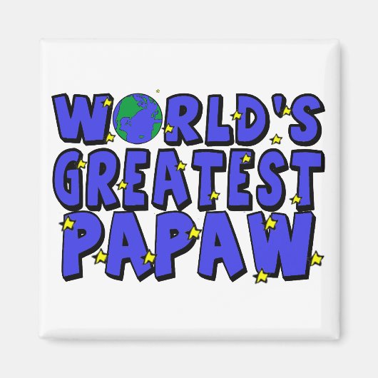 Werelds Beste Papaw Magneet (Voorkant)