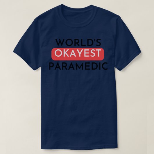 Werelds beste paramedicus t-shirt (Design voorkant)