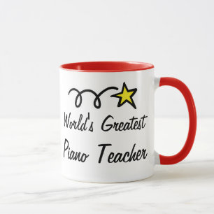 Werelds Beste Pianoleraren - Koffiemok cadeau Mok