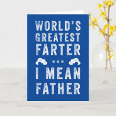 Werelds Beste Scheet Vaderdag Aangepaste Kleur Kaart (Gele Bloem)