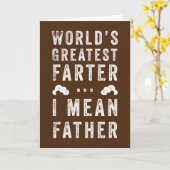 Werelds Beste Scheet Vaderdag Aangepaste Kleur Kaart (Gele Bloem)