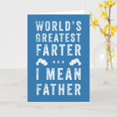 Werelds Beste Scheet Vaderdag Aangepaste Kleur Kaart (Gele Bloem)