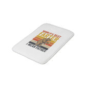 Werelds Beste Scheetgrappige Vaderbeer Badmat (Gekanteld)