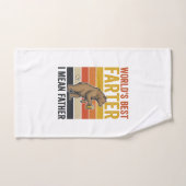 Werelds Beste Scheetgrappige Vaderbeer Handdoek (Handdoek)