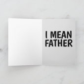 WERELDS BESTE SCHEETLATER VADER FUNNY ANYTIME KAAR KAART (Binnen)