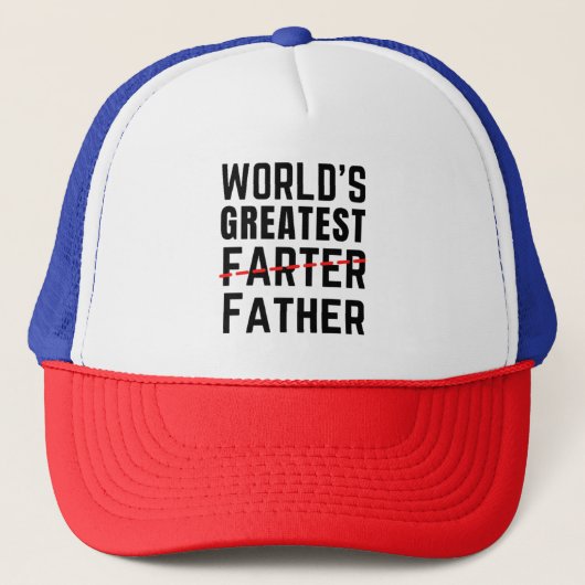 WERELDS BESTE SCHEETLATER - VADER - VADERSDAG TRUCKER PET (Voorkant)