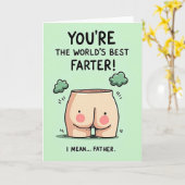 Werelds Beste Scheter Grappige Kaart (Gele Bloem)