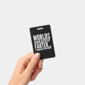 Werelds Beste Scheter Ik Bedoel Vader Badge (Handheld)