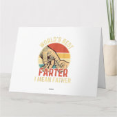 Werelds Beste Scheter Ik Bedoel Vader Dag Papa Dag Kaart (Achterkant)