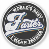 Werelds Beste Scheter Zegswijzen Voor Vader Sticker (Voorkant)
