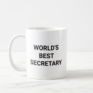 Werelds Beste Secretaresse Grappig Collega Cadeau Koffiemok