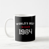  wereld's beste sinds 1964 60ste verjaardag koffiemok (Links)