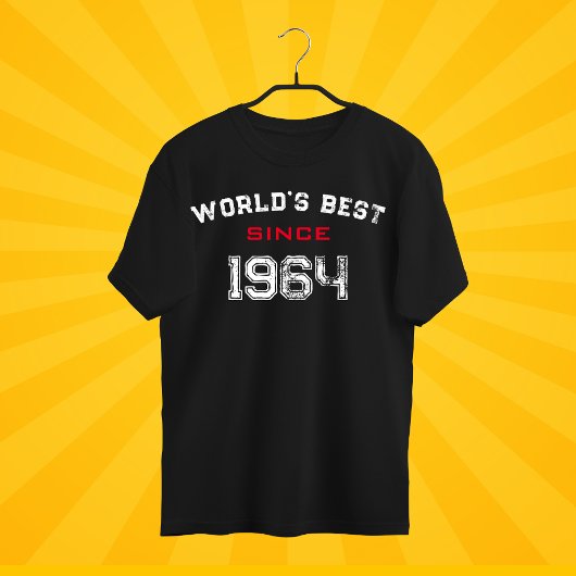 wereld's beste sinds 1964 60ste verjaardag t-shirt
