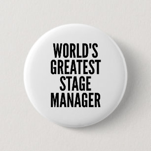 Werelds beste Stage Manager Ronde Button 5,7 Cm