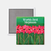 Werelds beste stiefmoeder magneet (Voorkant / Achterkant)