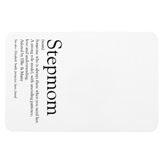 Werelds Beste Stiefmoeder Ooit, Definitie Stiefmoe Magneet (Horizontaal)