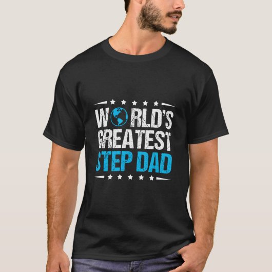Werelds Beste Stiefvader T-shirt (Voorkant)
