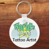 Werelds Beste Tatoeagekunstenaar Sleutelhanger (Voorkant)