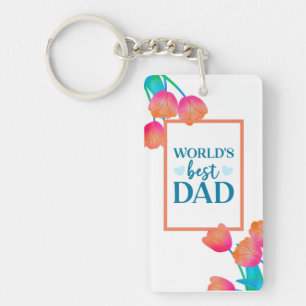 Werelds beste vader Beste vader dag cadeau Sleutelhanger