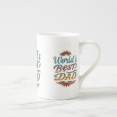 Werelds Beste Vader Bone China Mok (Rechts)