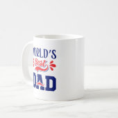 Werelds Beste Vader Mok Vaderdag Cadeau Grappige K (Voorkant links)
