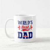 Werelds Beste Vader Mok Vaderdag Cadeau Grappige K (Links)