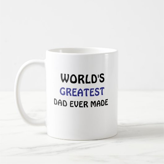 Werelds beste vader ooit koffiemok (Links)