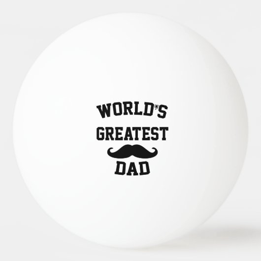 Werelds beste vader pingpongbal (Voorkant)