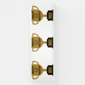 Werelds Beste Vaderdag 4x12 Vinyl Banner (Verticaal)