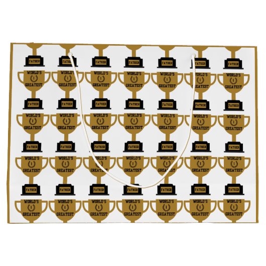 Werelds Beste Vaderdag Grote Cadeautas (Achterkant)