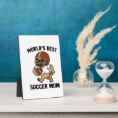 WERELDS BESTE VOETBALMAM - PUG SPELER FOTOPLAAT (Zijkant)
