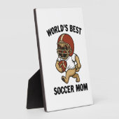 WERELDS BESTE VOETBALMAM - PUG SPELER FOTOPLAAT (Zijkant)