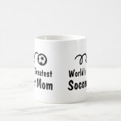 Werelds Beste Voetbalmoeder Koffiemok Cadeau (Center)
