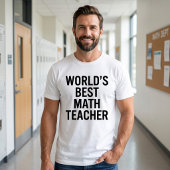 Werelds Beste Wiskundeleraar T-shirt