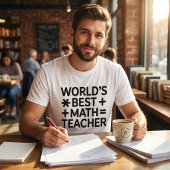 Werelds Beste Wiskundeleraar T-shirt