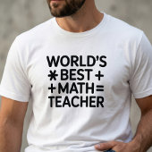 Werelds Beste Wiskundeleraar T-shirt