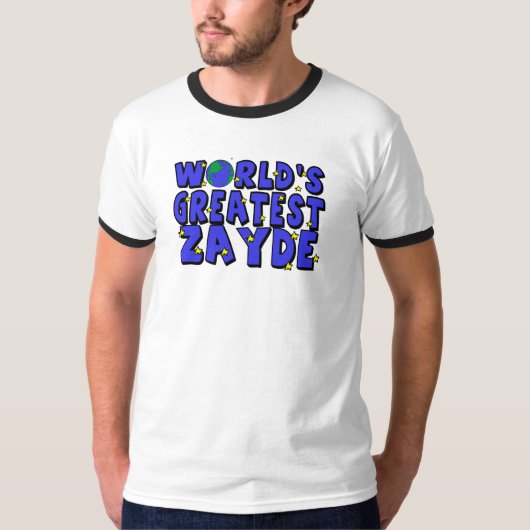 Werelds Beste Zayde T-shirt (Voorkant)