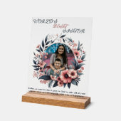 “Werelds Beste Zus” gepersonaliseerd Acryl Bord (Hoek)