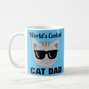 Werelds Coolste KATTENPAPA Zonnebril Kat Koffiemok