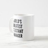 Werelds grootste assistent-manager koffiemok (Voorkant links)
