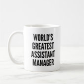 Werelds grootste assistent-manager koffiemok (Links)
