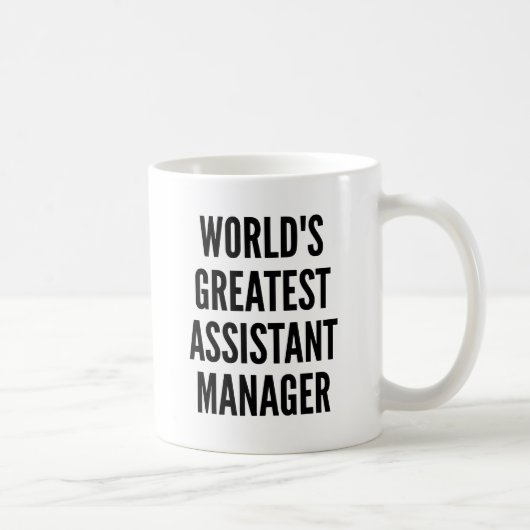 Werelds grootste assistent-manager koffiemok (Rechts)