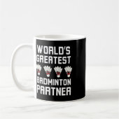 Werelds grootste badmintonpartner Cool Badminton P Koffiemok (Links)