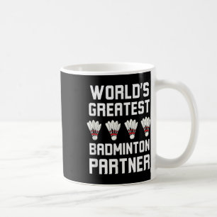 Werelds grootste badmintonpartner Cool Badminton P Koffiemok
